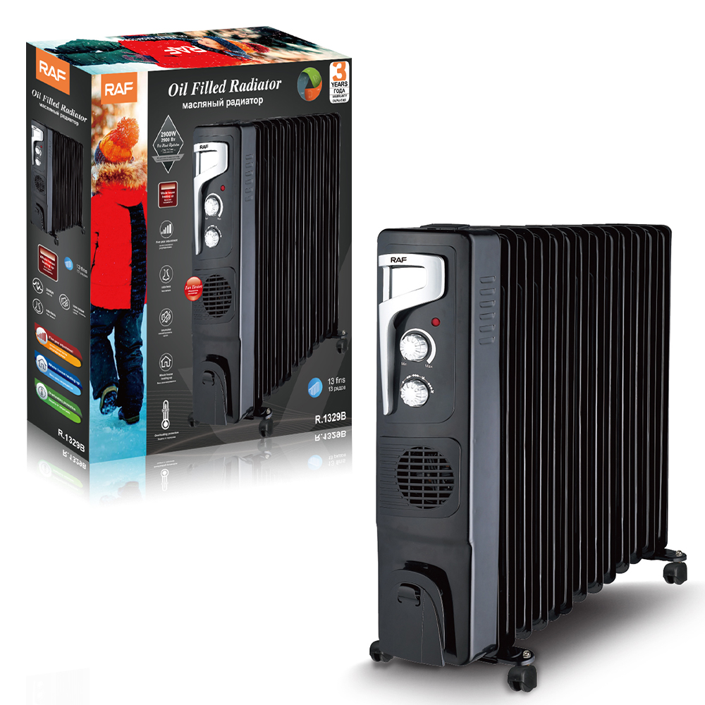 RAF R.1329 2900W elektrik yağla doldurulmuş radiator